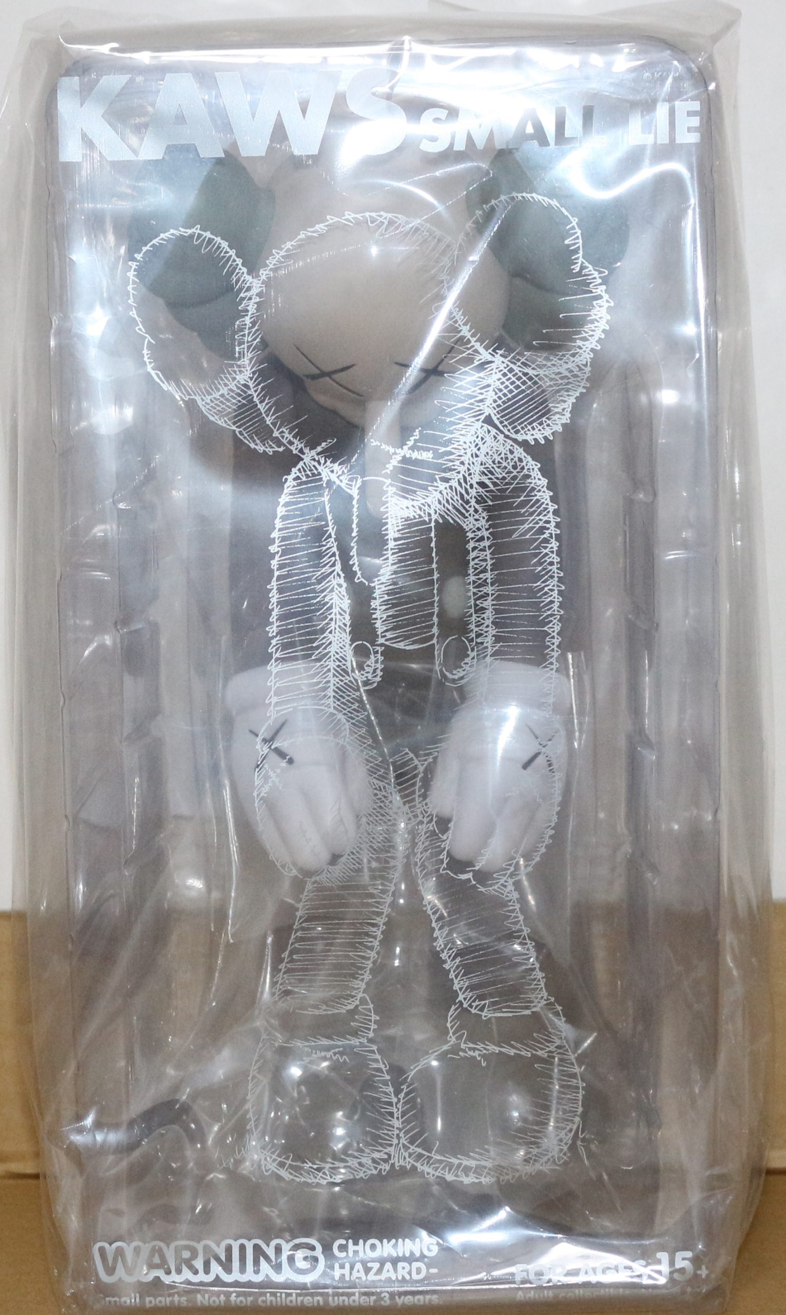 KAWS Small Lie Vinyl Figure Grey OPEN EDITION 全新未開封
