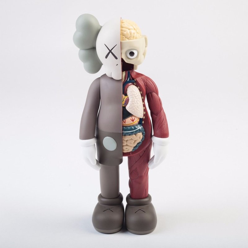 KAWS COMPANION 2016 Flayed Brown OE Vinyl Figurine NEW 棕色 全新未開封