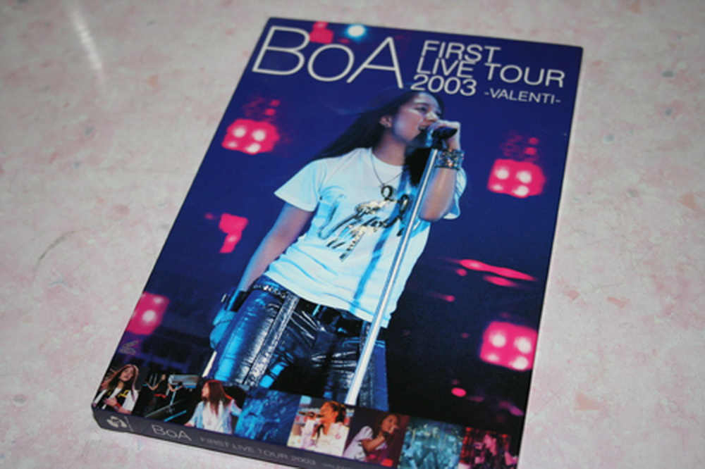 BOA first live tour 2003 valenti